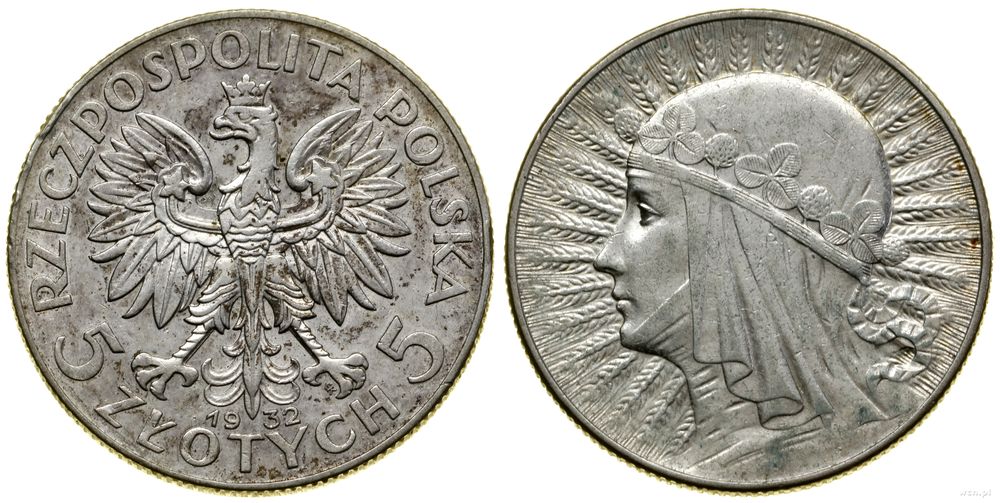Polska, 5 złotych, 1932