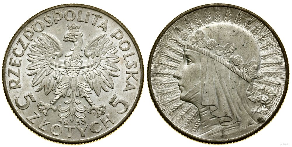 Polska, 5 złotych, 1933