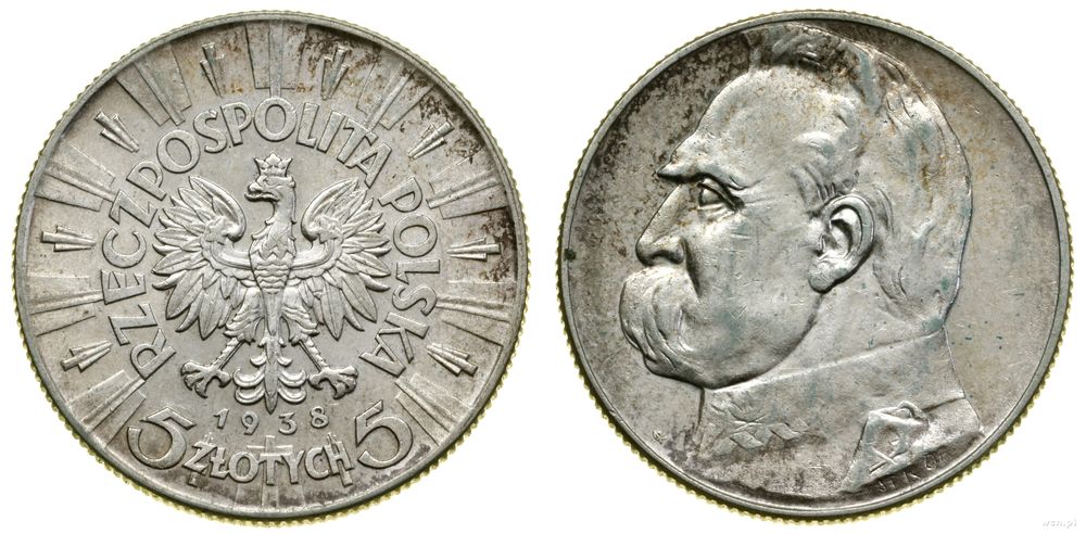 Polska, 5 złotych, 1938