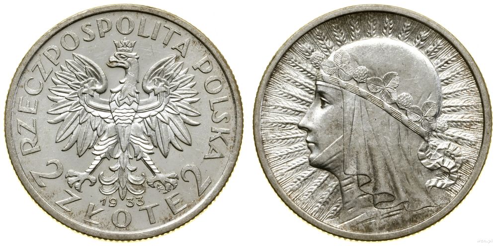 Polska, 2 złote, 1933
