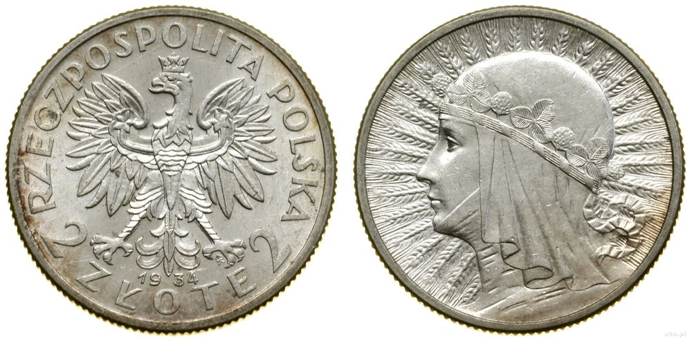 Polska, 2 złote, 1934