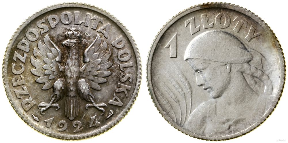 Polska, 1 złoty, 1924
