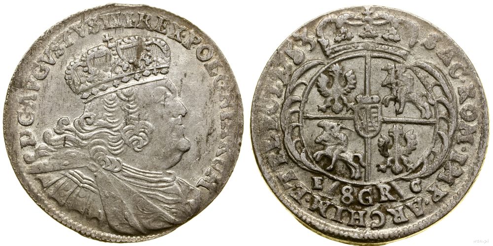 Polska, ort, 1753