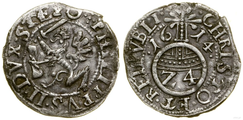 Pomorze, półtorak (Reichsgroschen), 1614