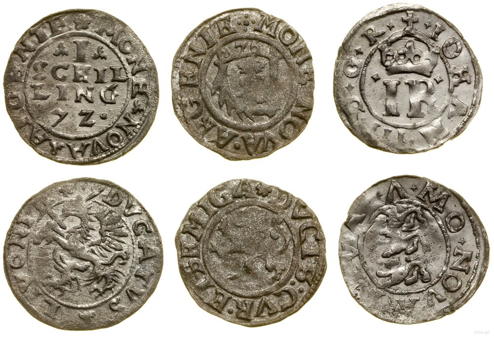 różne, zestaw 3 monet