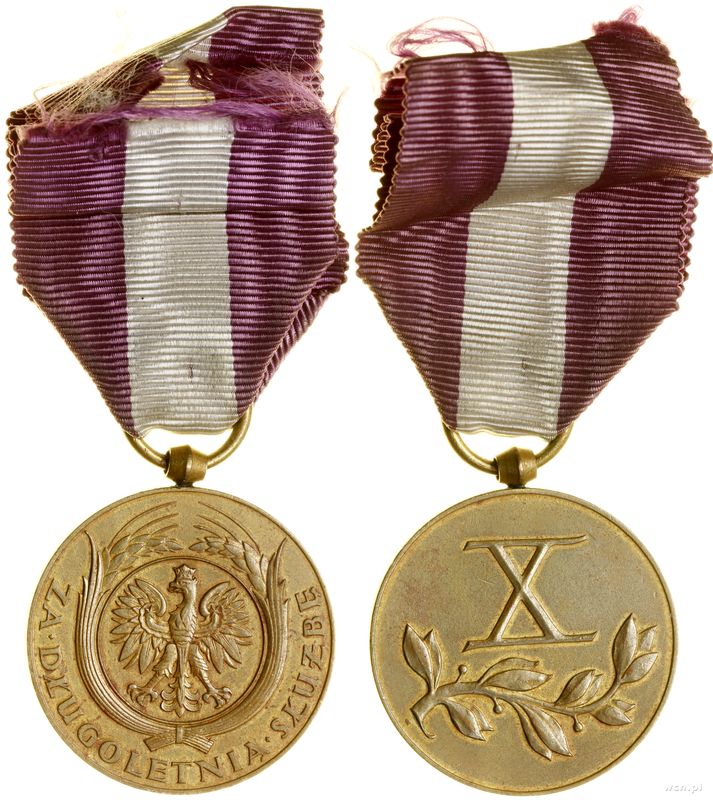 Polska, Brązowy Medal za Długoletnią Służbę (X lat), od 1938