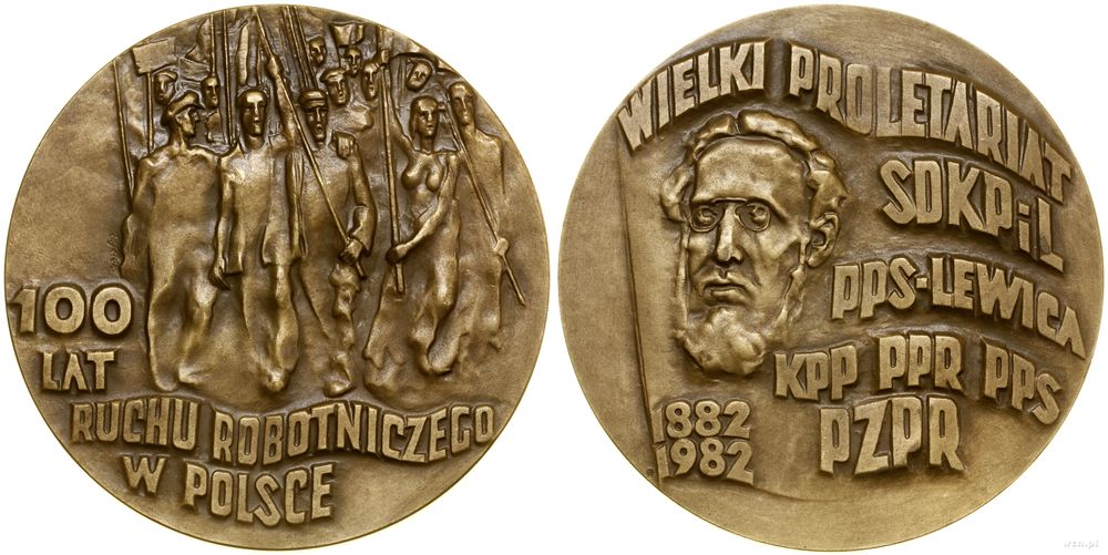 Polska, 100 lat polskiego ruchu robotniczego, 1982