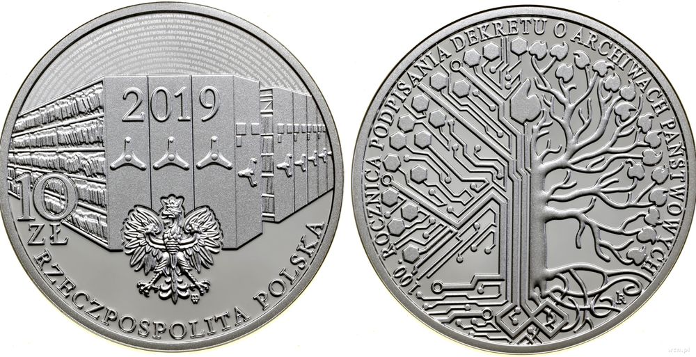 Polska, 10 złotych, 2019