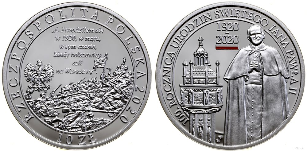 Polska, 10 złotych, 2020