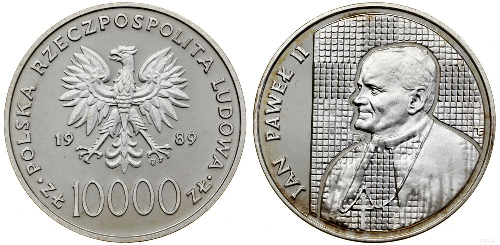 Polska, 10.000 złotych, 1989