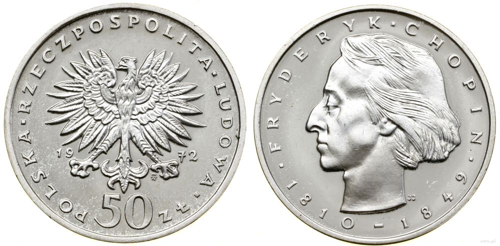 Polska, 50 złotych, 1972