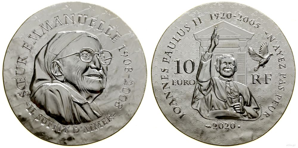 Francja, 10 euro, 2020