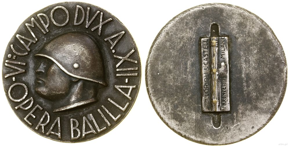 Włochy, odznaka pamiątkowa, 1934