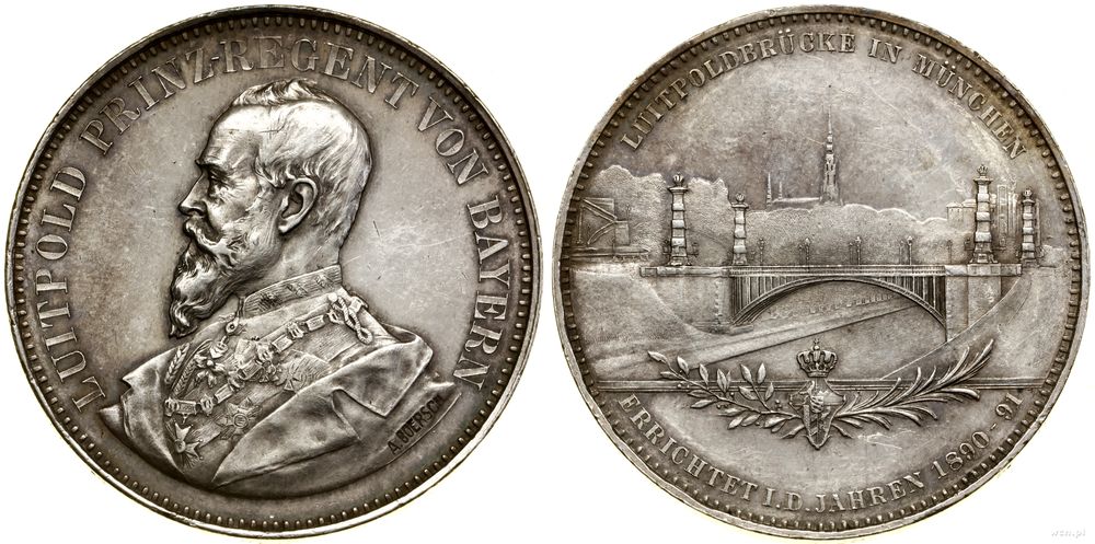 Niemcy, medal pamiątkowy, 1891(?)