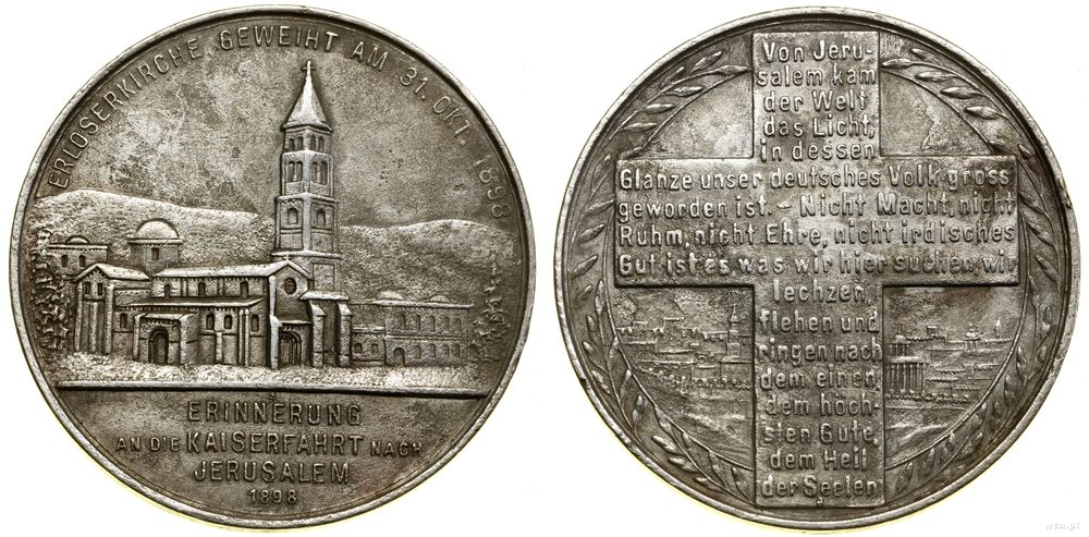 Niemcy, Otwarcie Kościoła Odkupiciela w Jerozolimie, 1898
