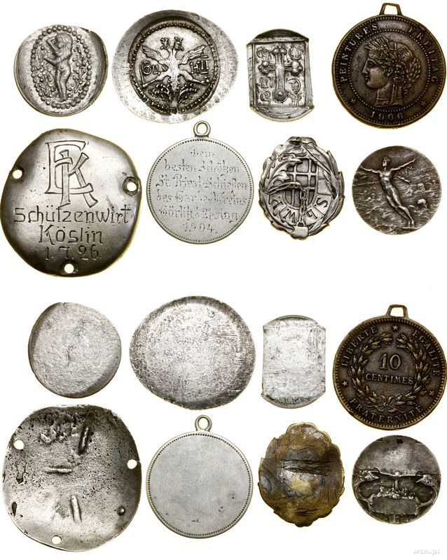 Niemcy, zestaw 8 przedmiotów