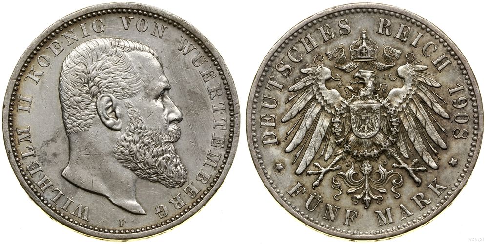 Niemcy, 5 marek, 1908 F