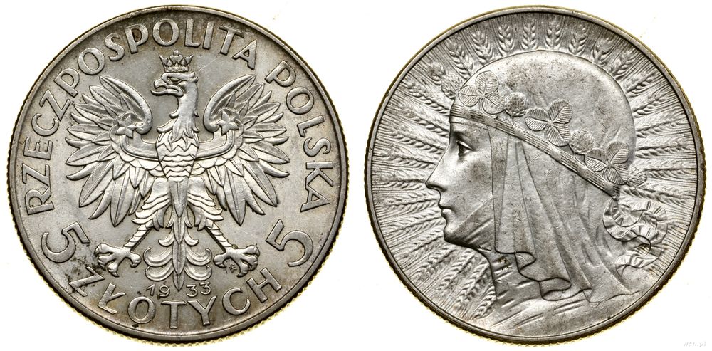 Polska, 5 złotych, 1933