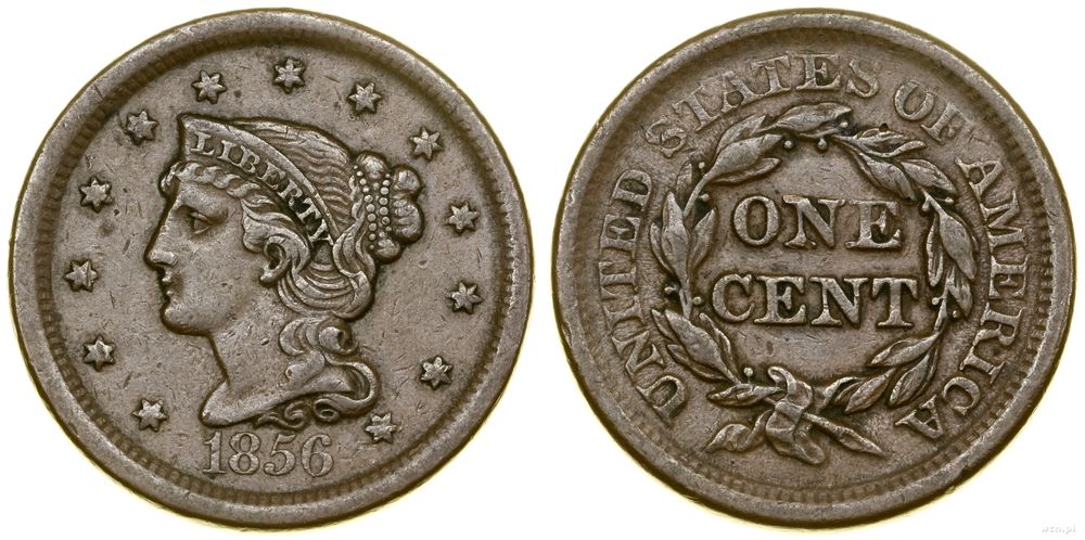 Stany Zjednoczone Ameryki (USA), 1 cent, 1856