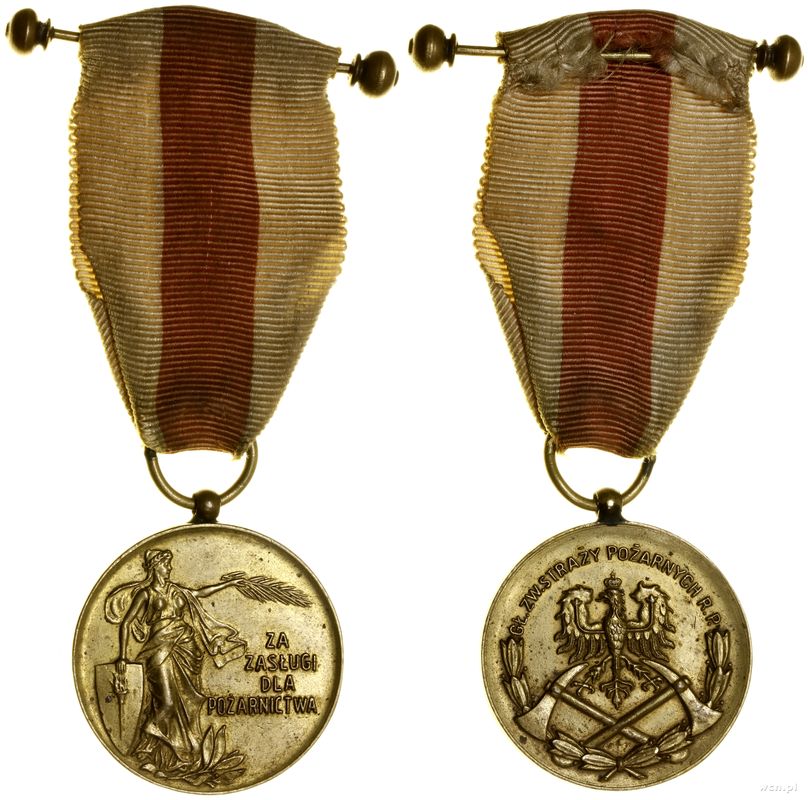 Polska, Srebrny Medal „Za Zasługi dla Pożarnictwa”, 1926–1933
