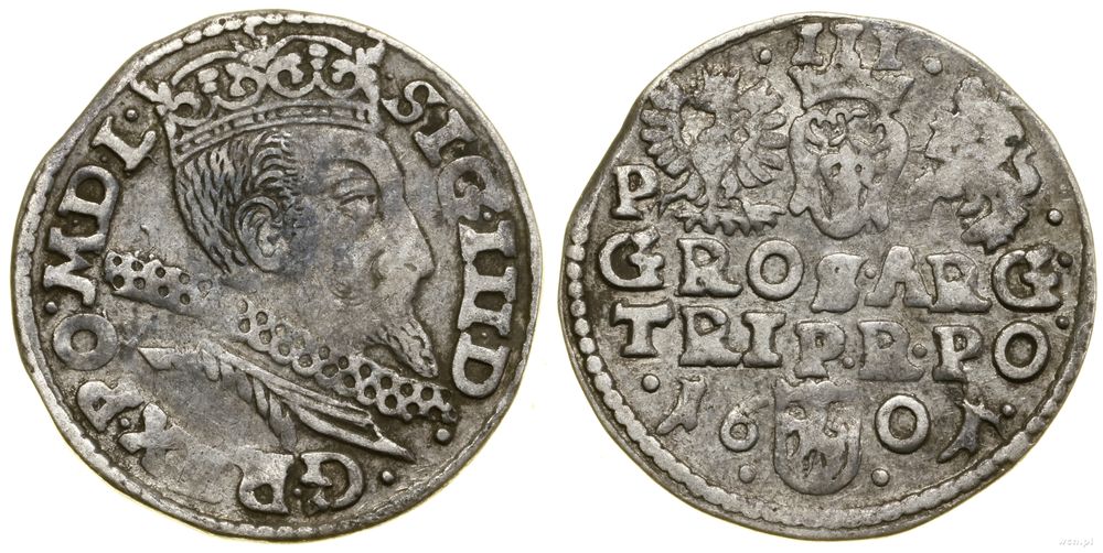 Polska, trojak, 1601