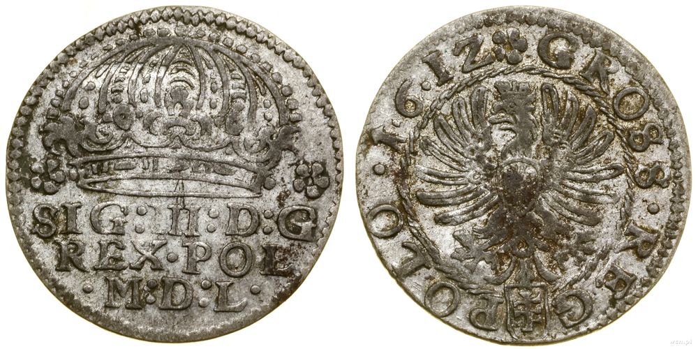 Polska, grosz, 1612