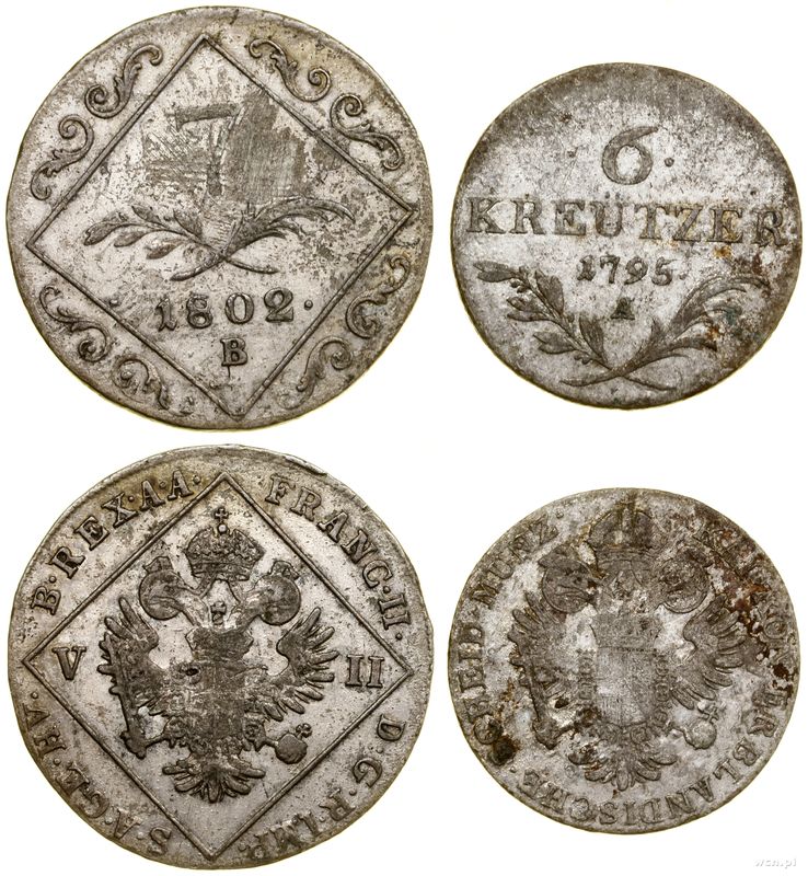 Austria, zestaw 2 monet