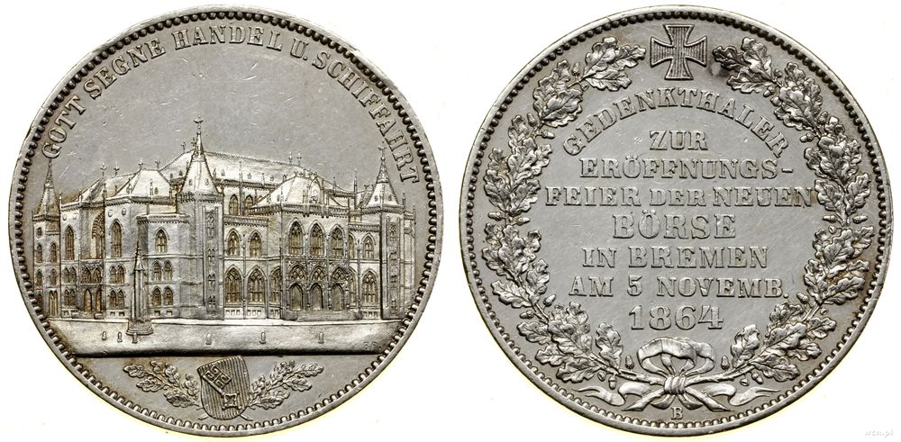 Niemcy, talar, 1864 B