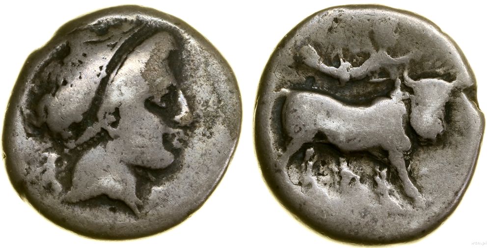 Grecja i posthellenistyczne, didrachma, (ok. IV w. pne)