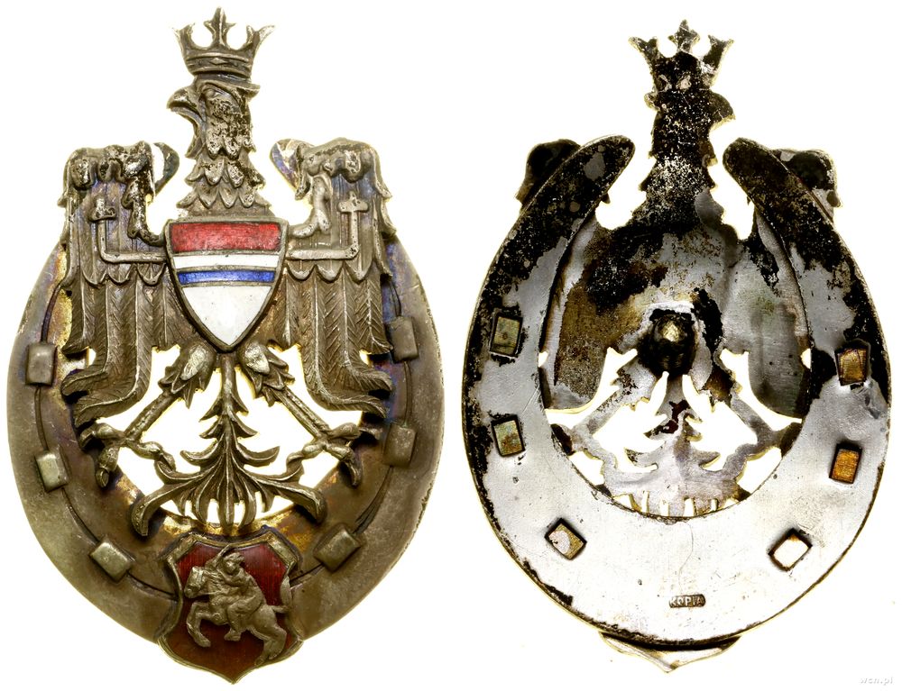 Polska, 10. Pułk Ułanów Litewskich – oficerska odznaka pamiątkowa (kopia)