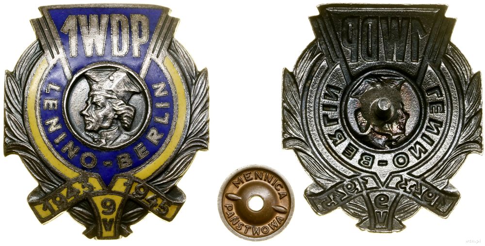 Polska, Odznaka pamiątkowa I Dywizji Piechoty