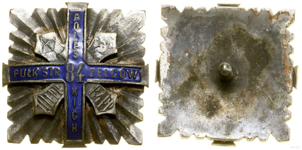 Polska, 84. Pułk Strzelców Poleskich – oficerska odznaka pamiątkowa (kopia)