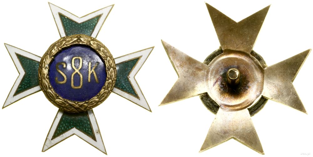 Polska, 8. Pułk Strzelców Konnych – oficerska odznaka pamiątkowa