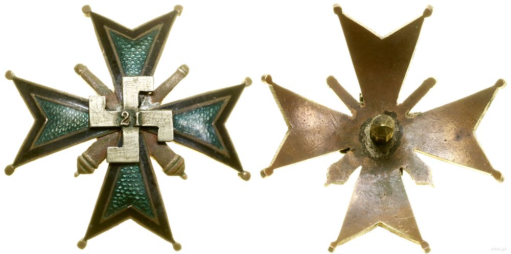 Polska, 21. Pułk Artylerii Polowej – oficerska odznaka pamiątkowa (kopia)