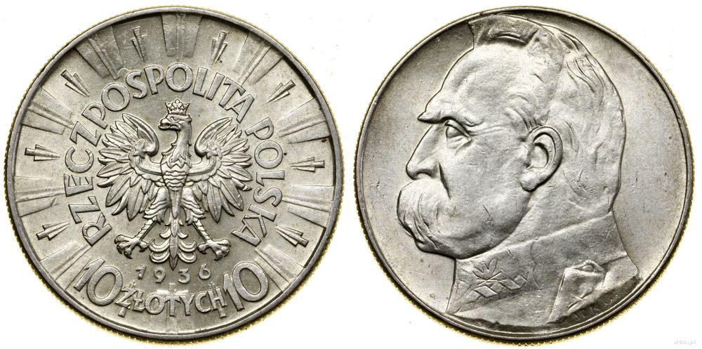 Polska, 10 złotych, 1936