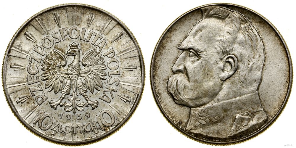Polska, 10 złotych, 1939