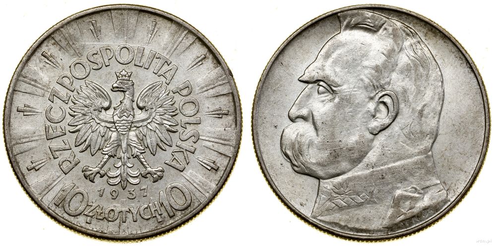 Polska, 10 złotych, 1937