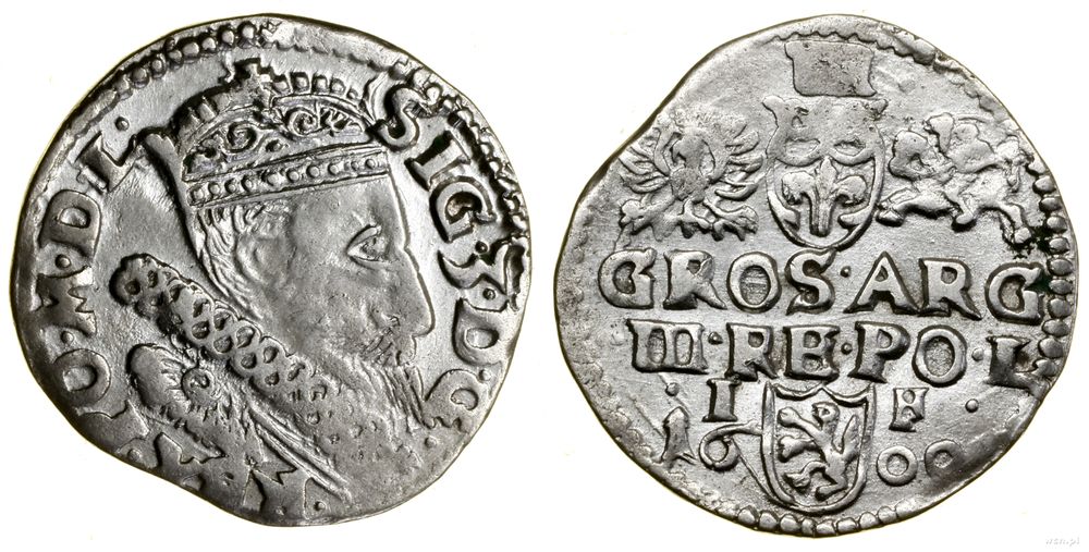 Polska, trojak, 1600