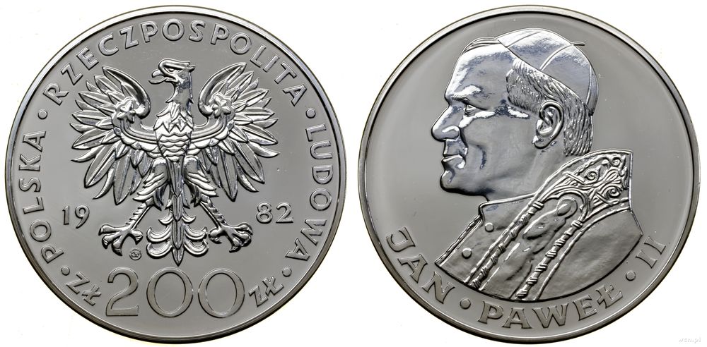 Polska, 200 złotych, 1982