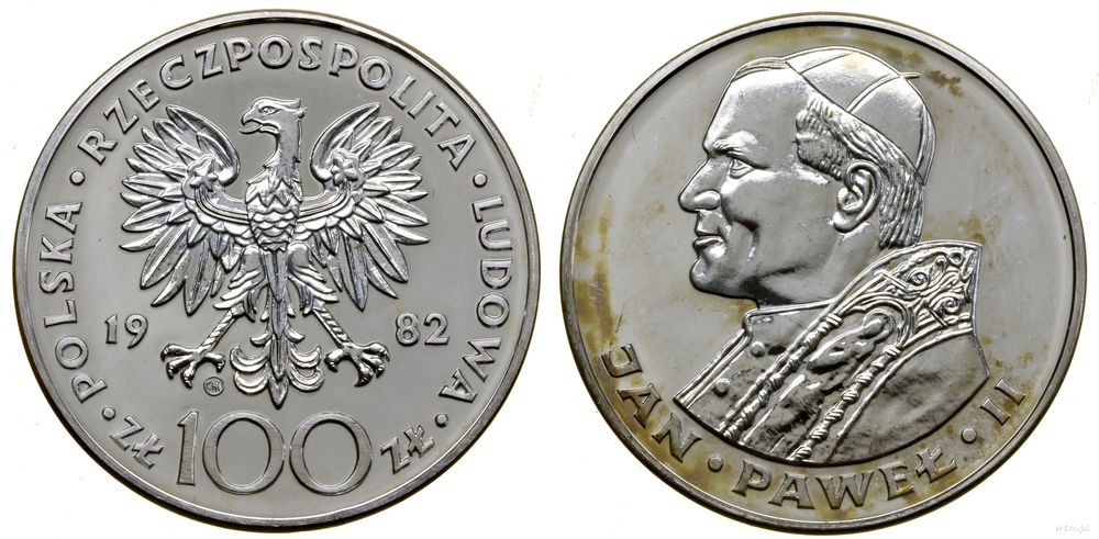 Polska, 100 złotych, 1982