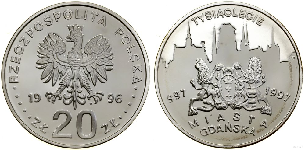 Polska, 20 złotych, 1996