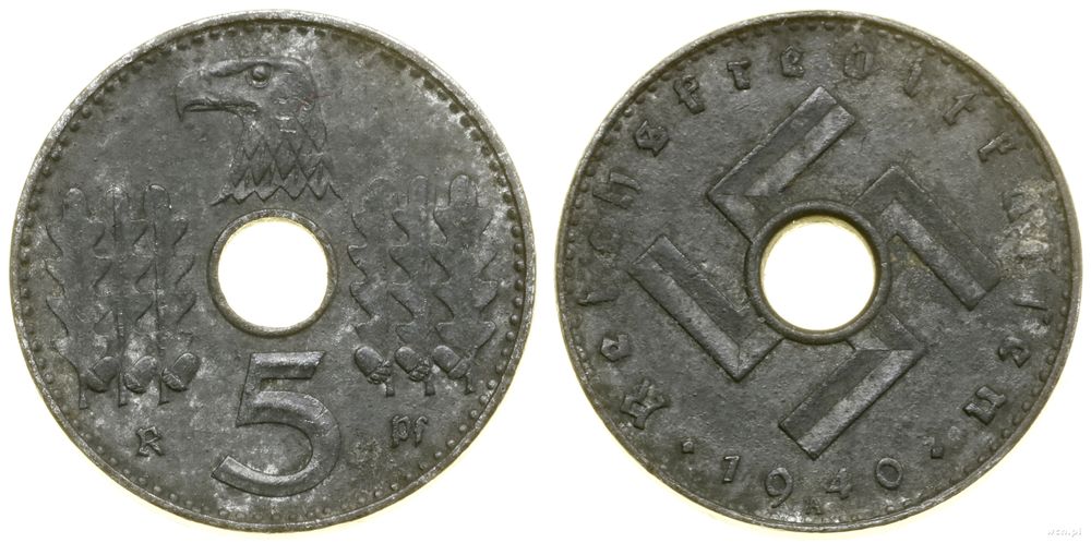 Niemcy, 10 fenigów, 1940 A
