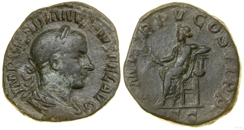 Cesarstwo Rzymskie, sestercja, (241–243)