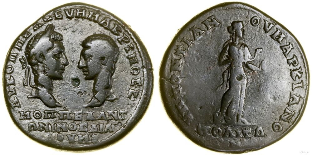 Rzym prowincjonalny, brąz, (217–218)