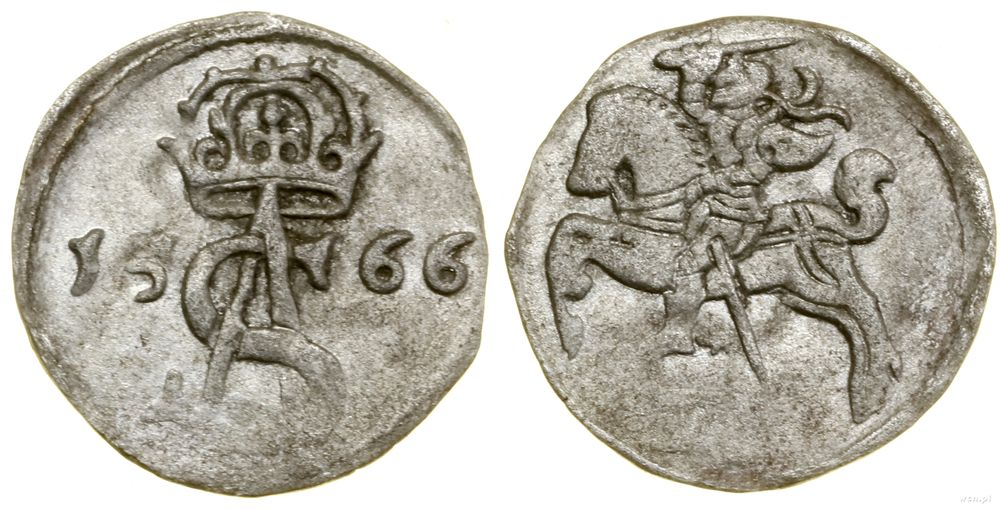 Polska, dwudenar, 1566