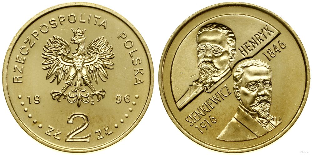 Polska, 2 złote, 1996