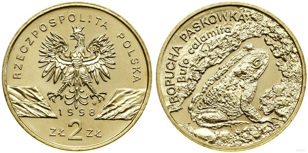 Polska, 2 złote, 1998