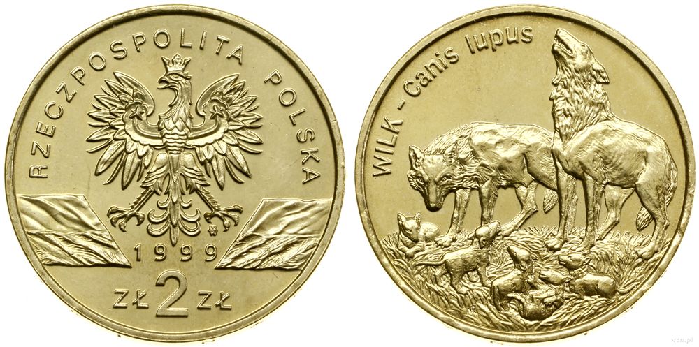 Polska, 2 złote, 1999