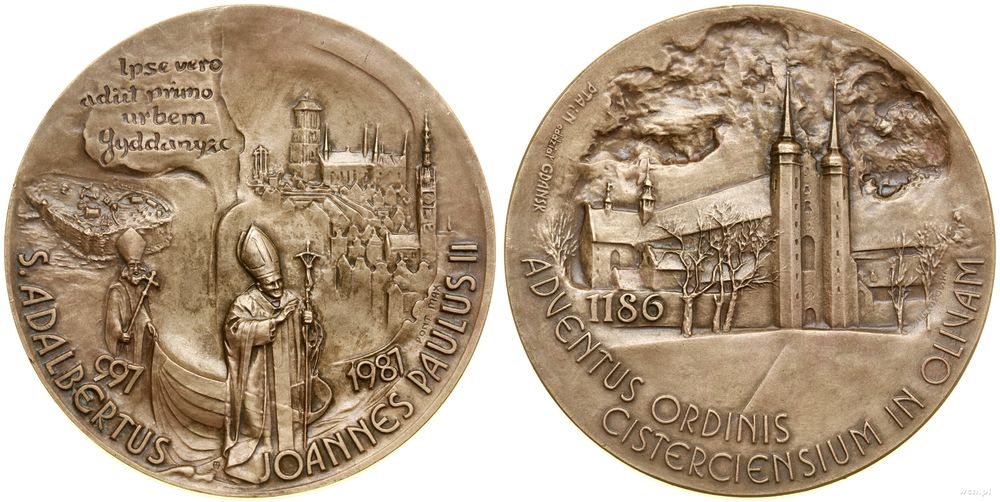 Polska, Rocznica przybycia cystersów do Oliwy, 1987