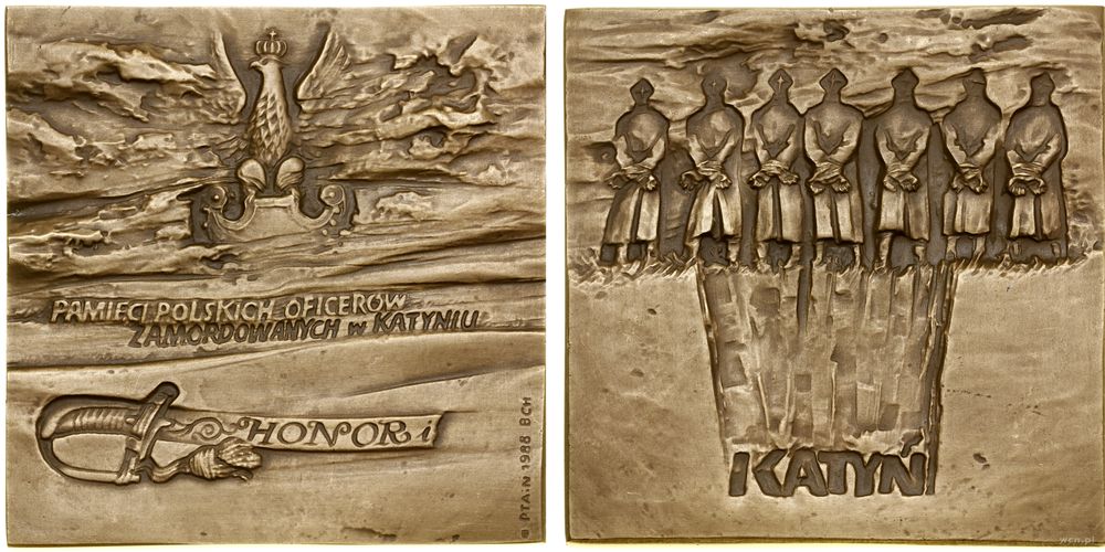 Polska, medal – Katyń, 1988
